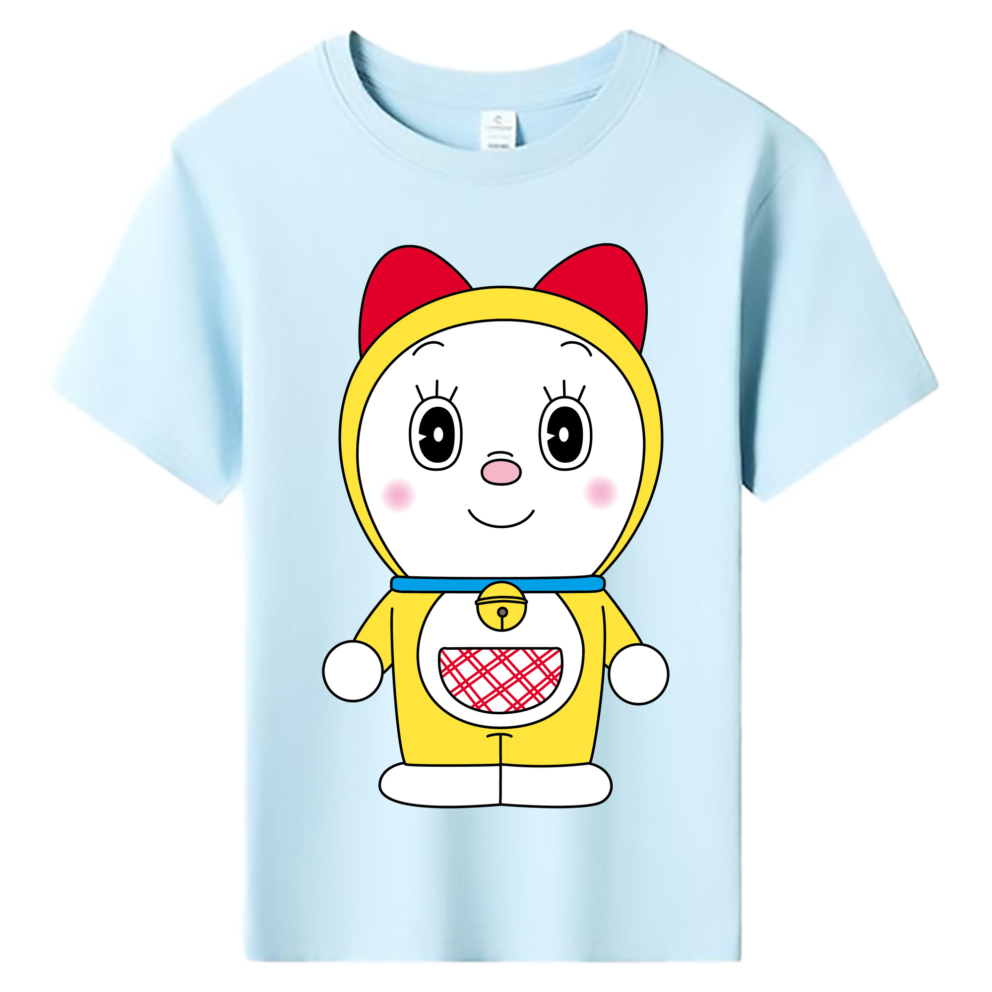 （画像用） ドラえもん ドラミ Doraemon Dorami 綿100％キッズTシャツ（フロントプリント）